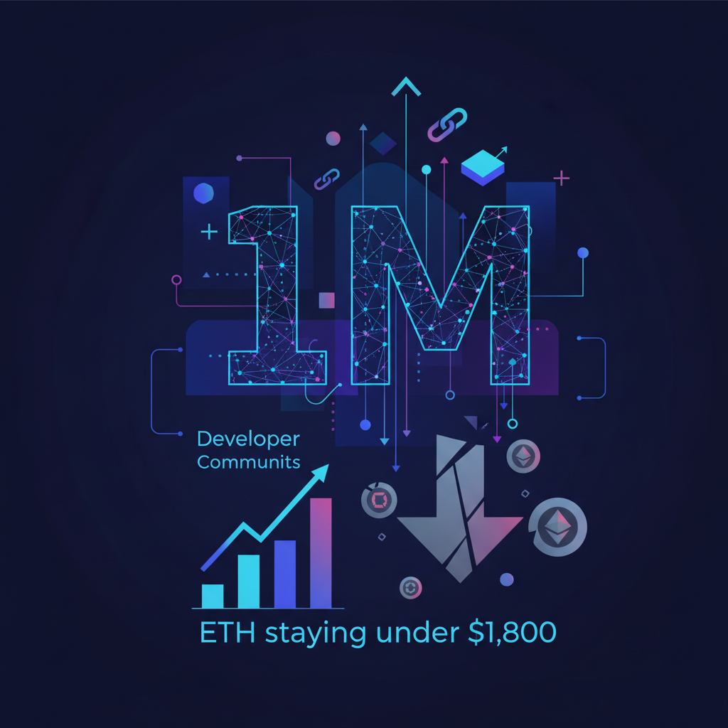 Ethereum Developer Count Tops 1M as ETF Outflows Ease