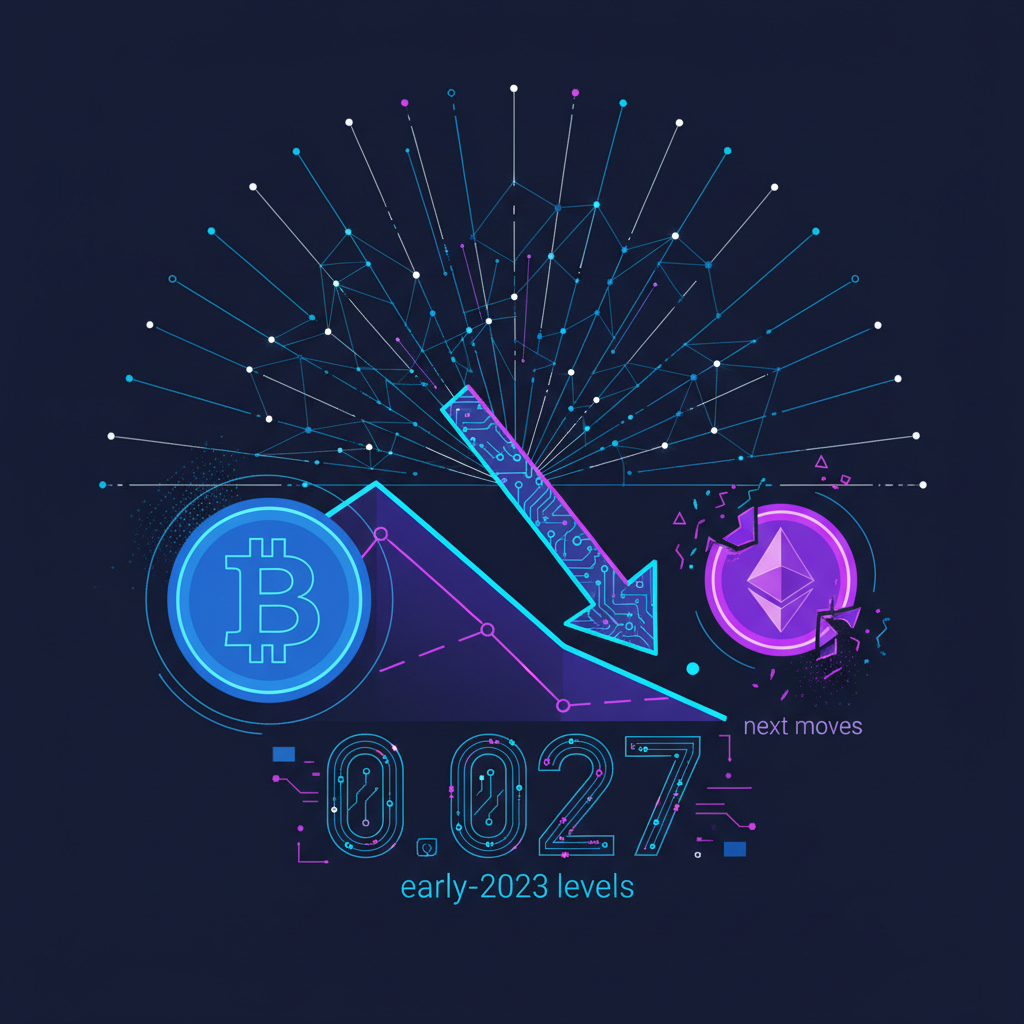 ETH/BTC Slumps to 0.027 as Bitcoin Dominance Rises