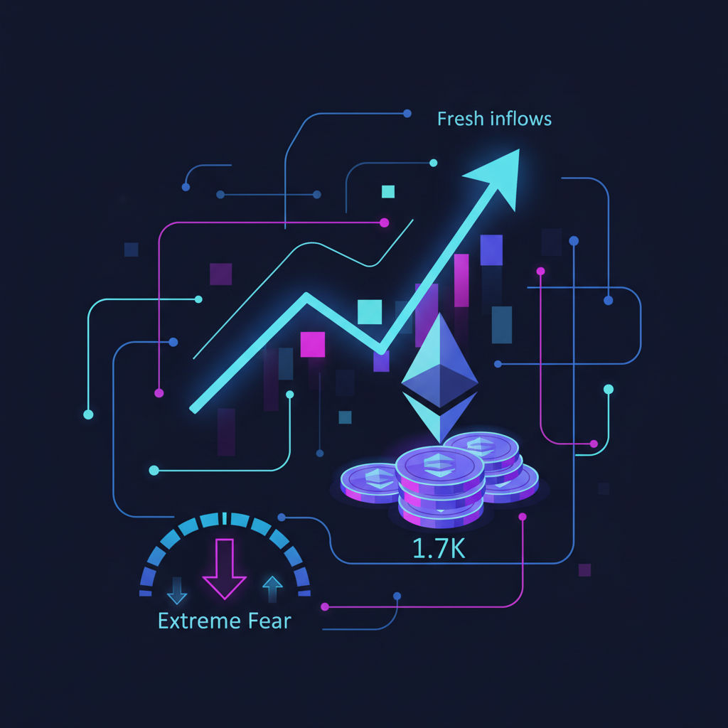 Ethereum ETFs See Fresh Inflows As ETH Sits Under $1.7K