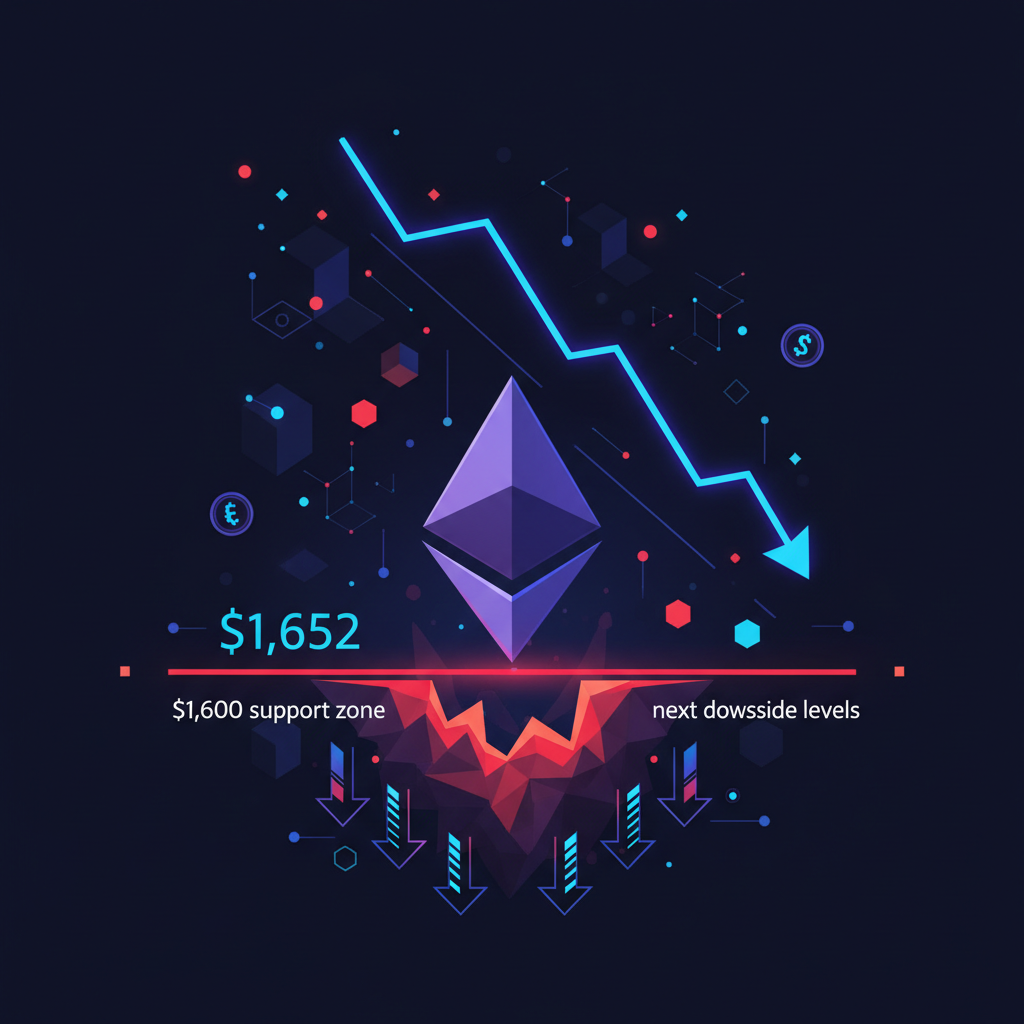 Ethereum Slips Toward $1.6K as Extreme Fear Grips Crypto