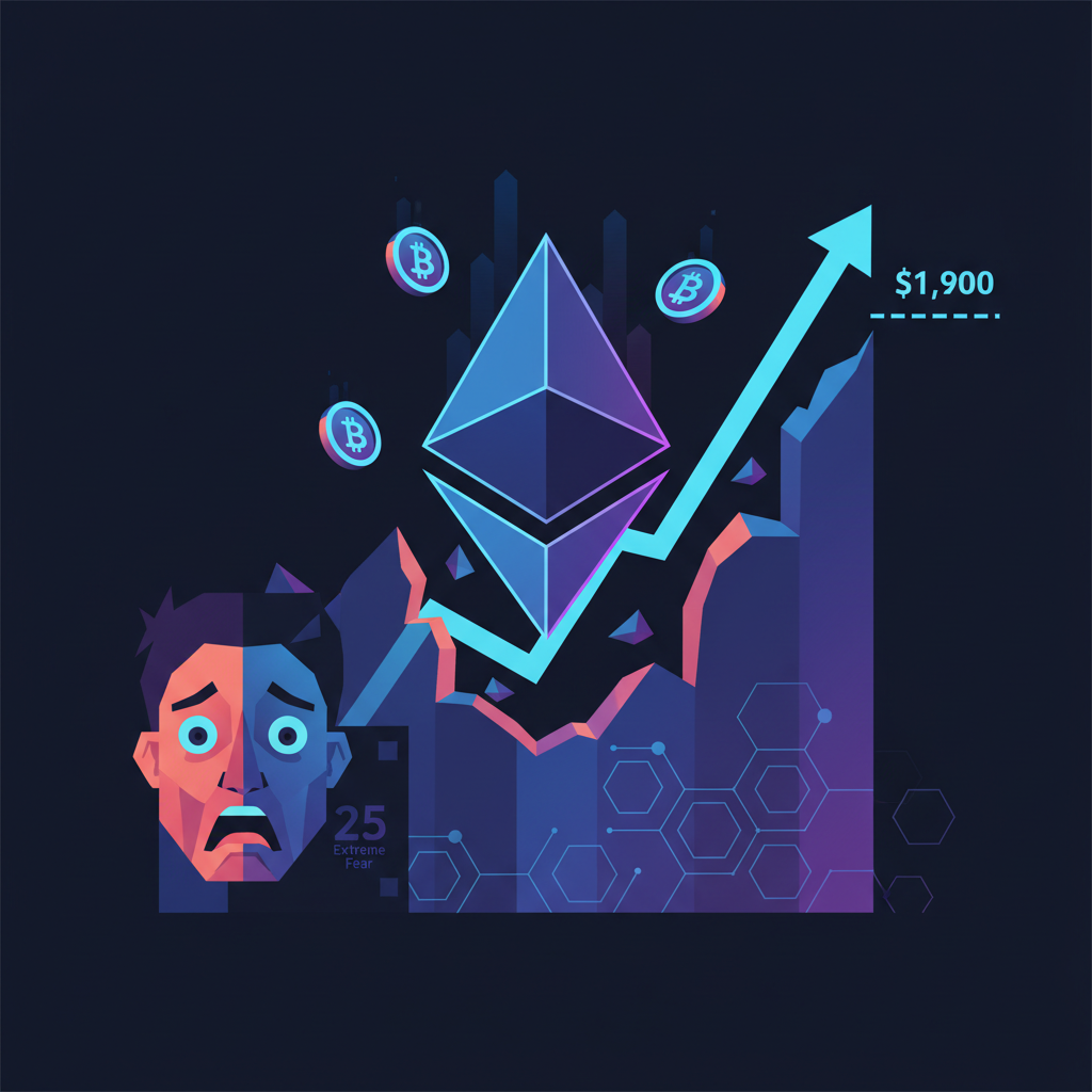 Ethereum Breaks Above $1,900 as Extreme Fear Persists